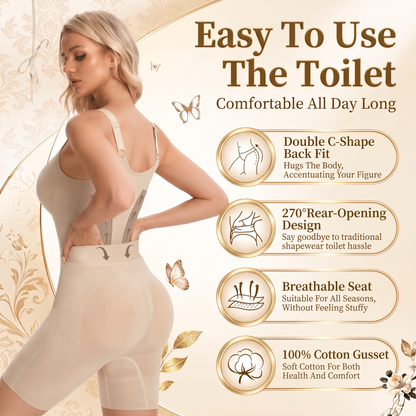 SnatchEase™ Colombian Faja — Sculpting Shapewear with Easy Bathroom Access