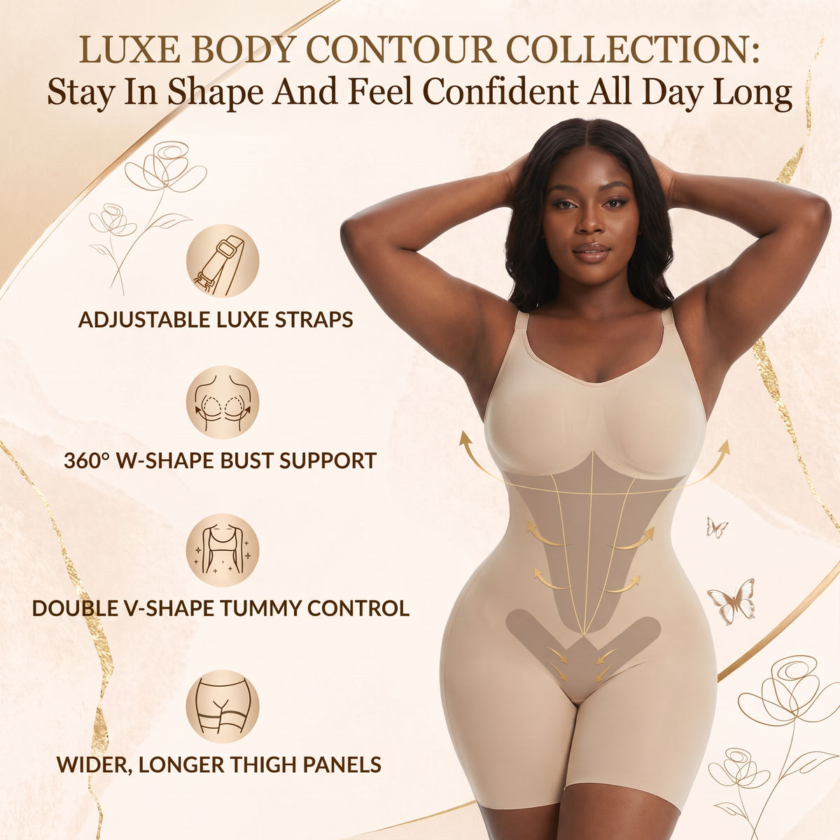 SnatchEase™ Colombian Faja — Sculpting Shapewear with Easy Bathroom Access